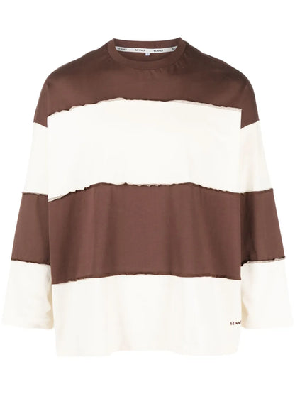 Three-Quarter Sleeved Cotton T-Shirt