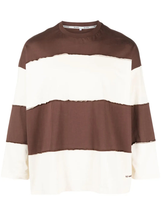 Three-Quarter Sleeved Cotton T-Shirt