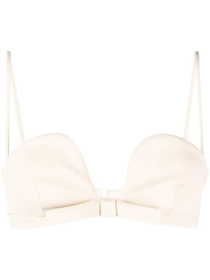 Bow-Detail Cropped Top