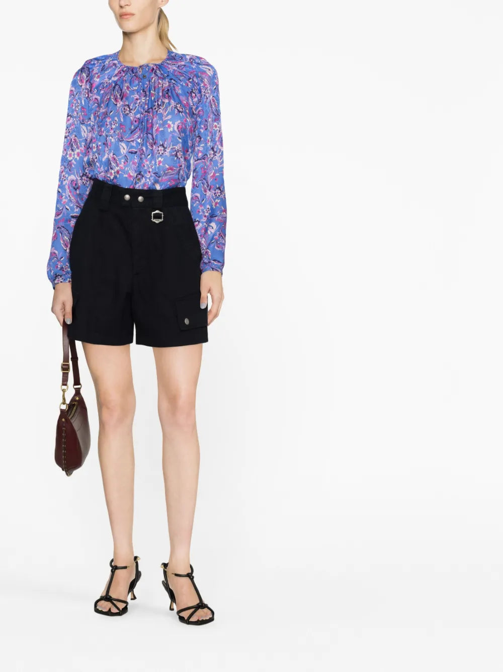 Prian Floral-Print Blouse