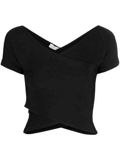 Double-Layer Knitted T-Shirt