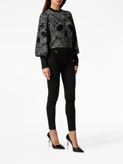 Wool & Lurex Paisley Jumper