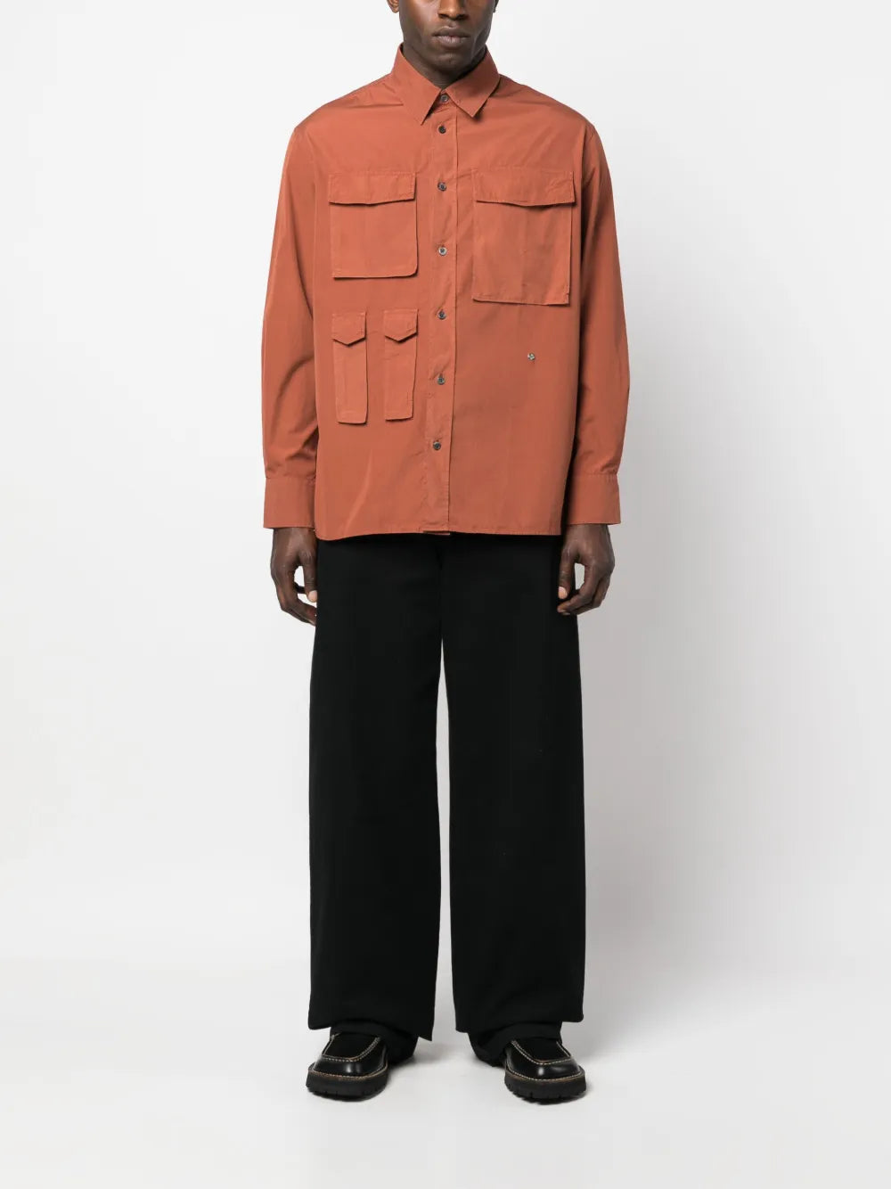 Long-Sleeve Cotton Shirt