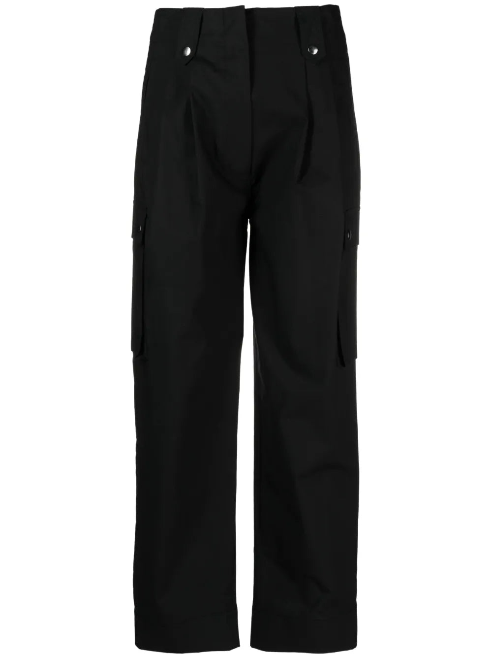 Cropped Straight-Leg Trousers