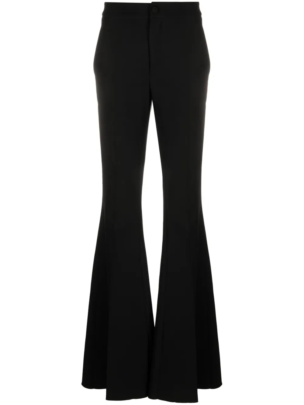Cady High-Waisted Flared Trousers