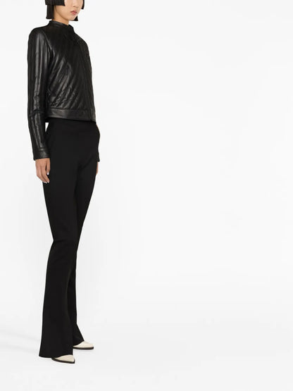 Matelassé Leather Jacket