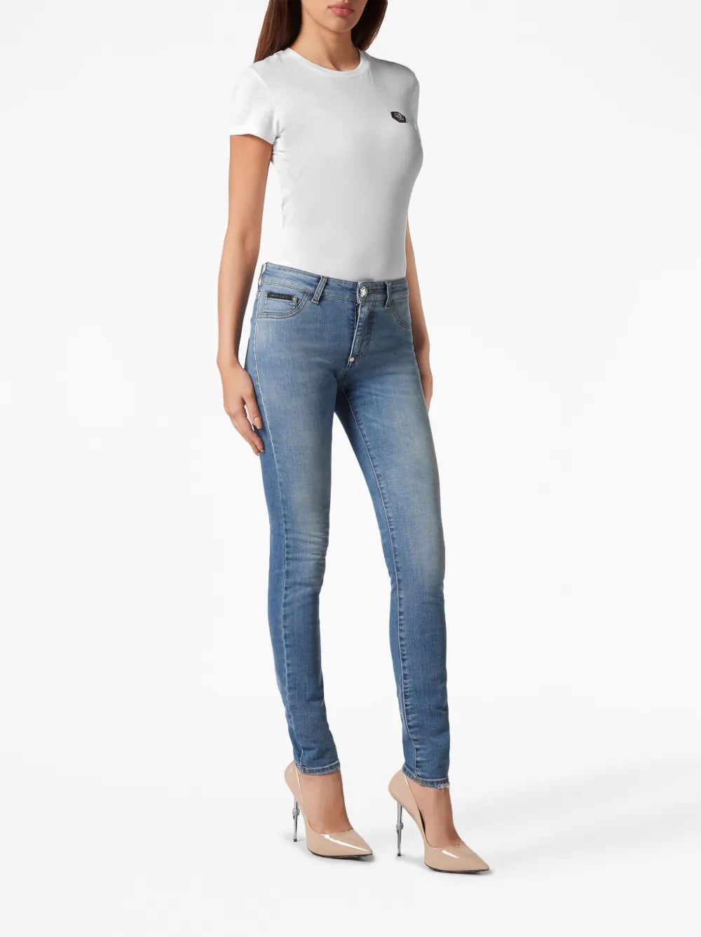 Stone-Washed Jeggings
