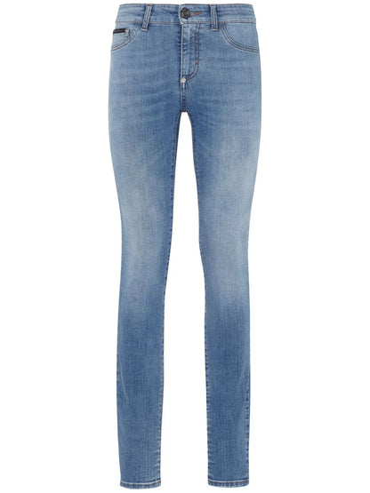 Stone-Washed Jeggings