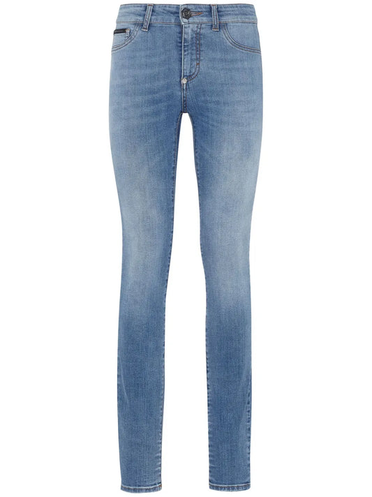 Stone-Washed Jeggings