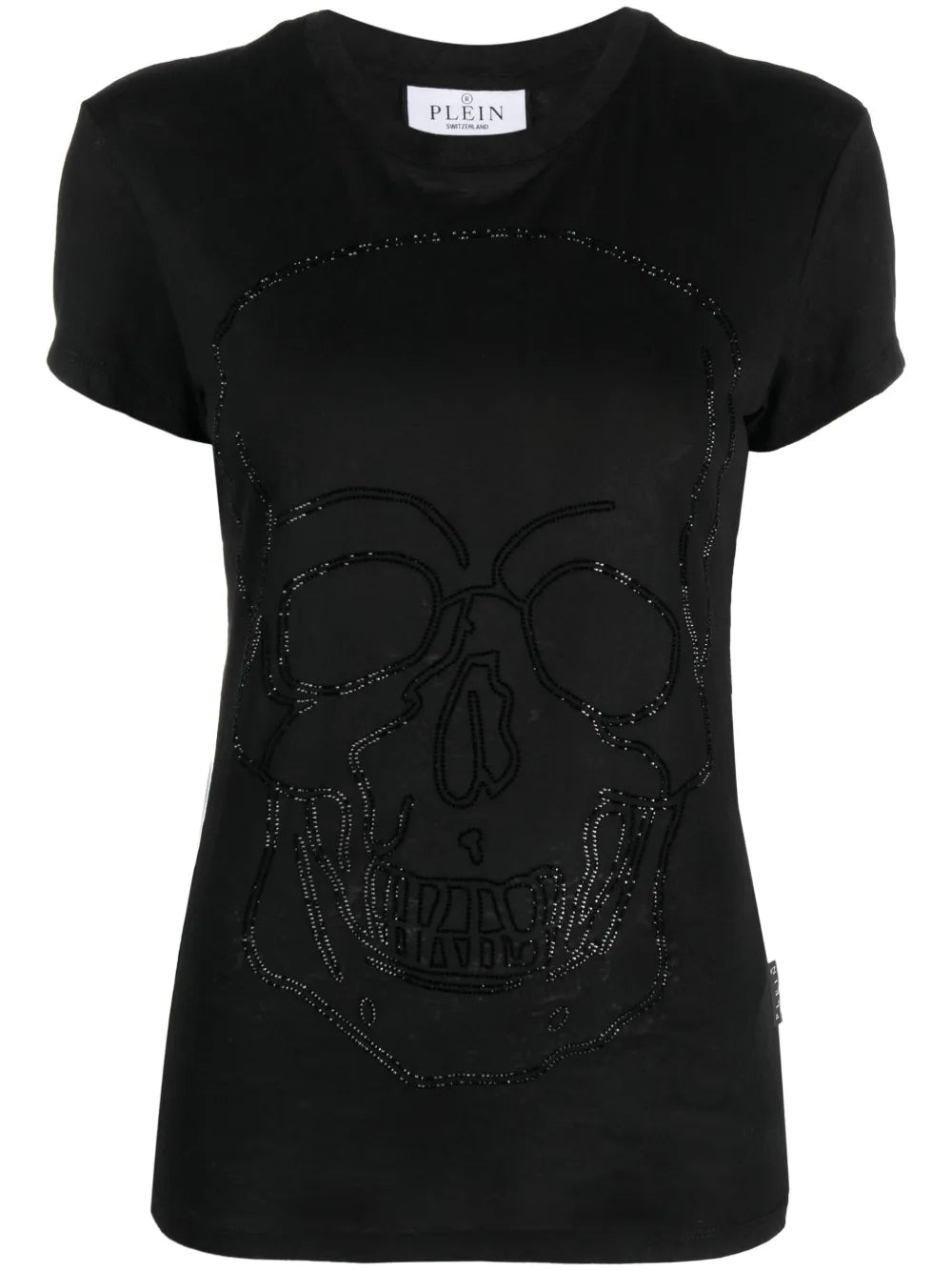 Sexy Pure Fit Skull Crew-Neck T-Shirt