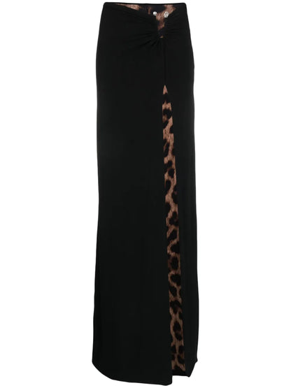 Ruched Maxi Skirt