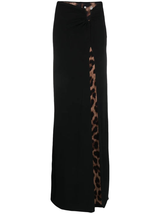 Ruched Maxi Skirt