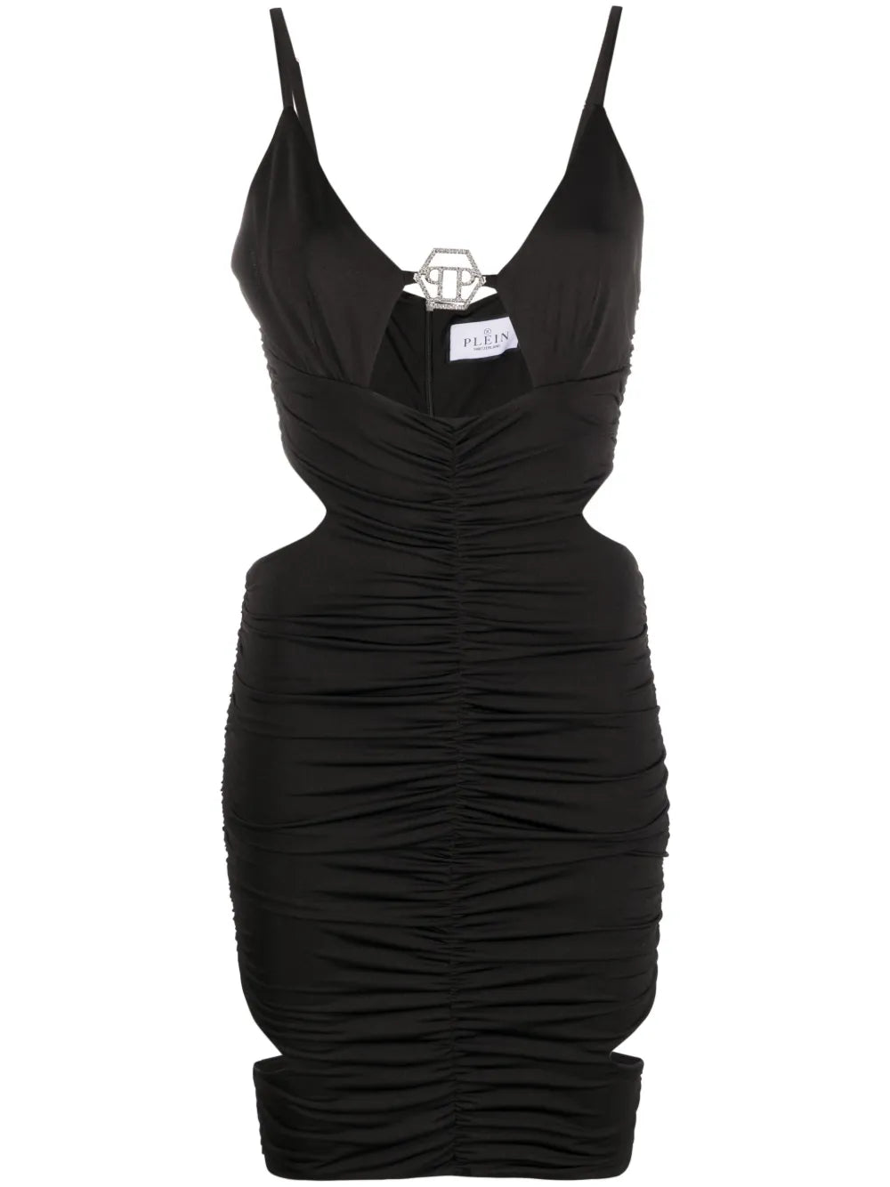 Cut-Out Ruched Minidress