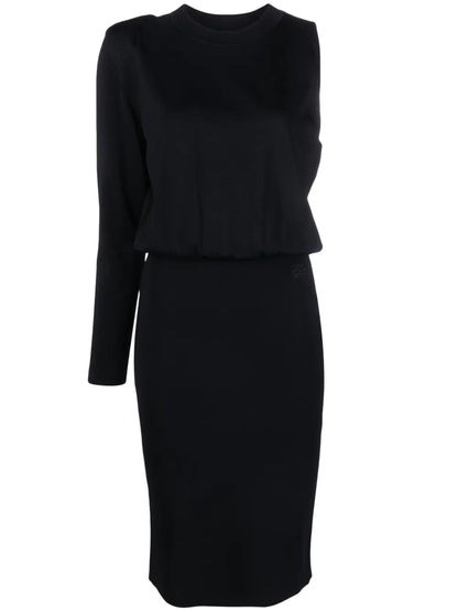 Single-Long Sleeve Mid Dress