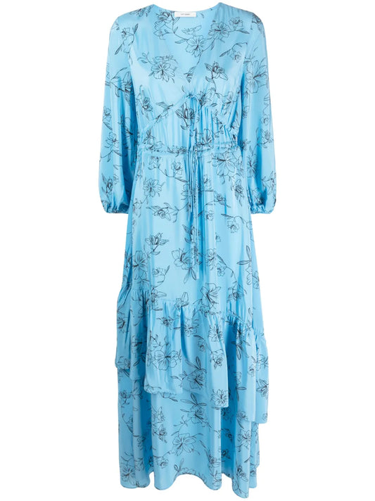 Floral-Print Maxi Dress