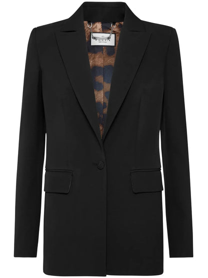 Cady Boxy Single-Breasted Blazer