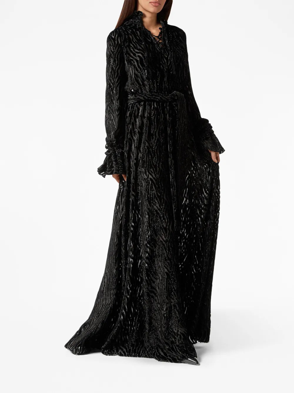 Chiffon Gipsy Devoré-Effect Dress