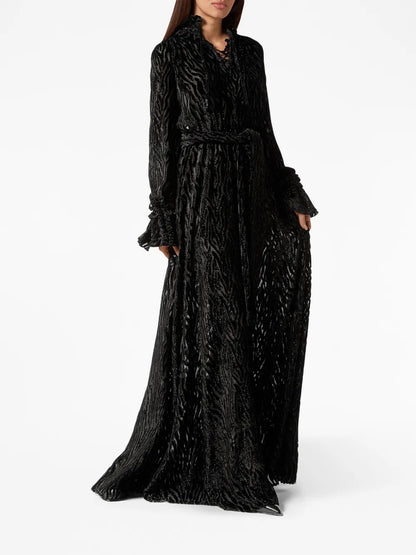 Chiffon Gipsy Devoré-Effect Dress