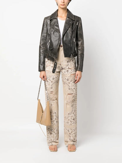 Leather Biker Jacket
