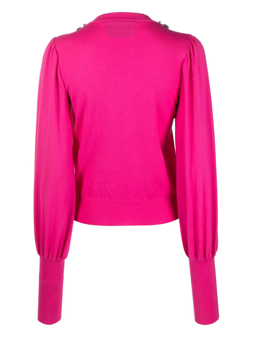 Crystal-Embellished Wool Knitted Jumper