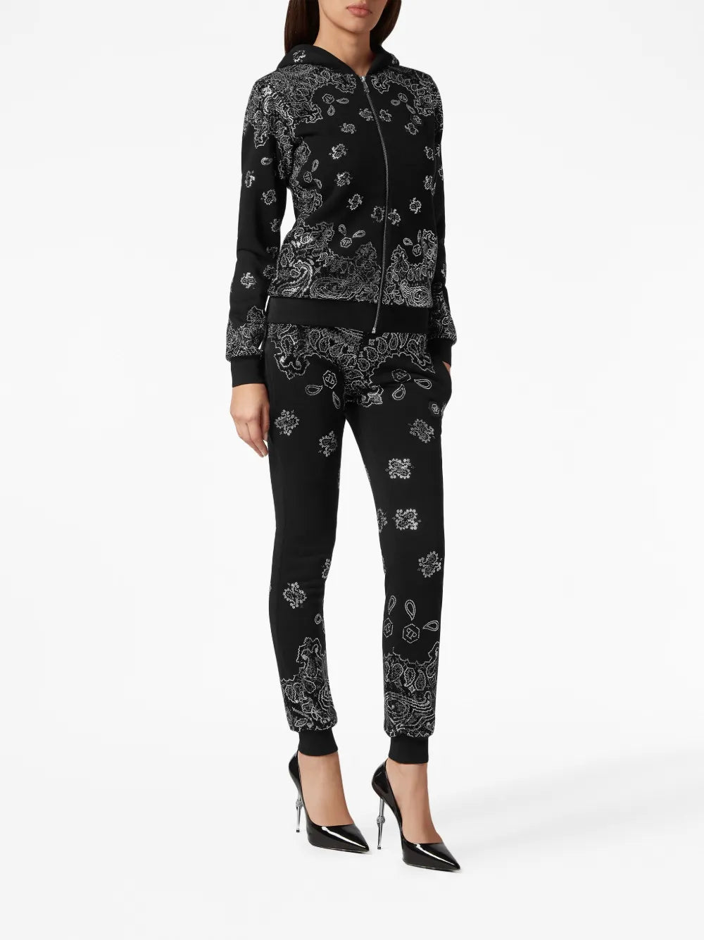 Paisley-Printed Jogging Set