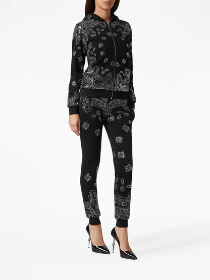 Paisley-Printed Jogging Set