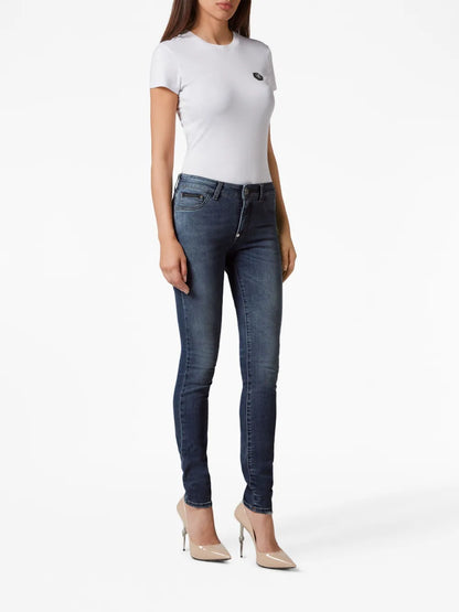 Stone-Washed Jeggings