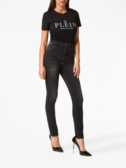 Distressed-Effect Skinny Jeans
