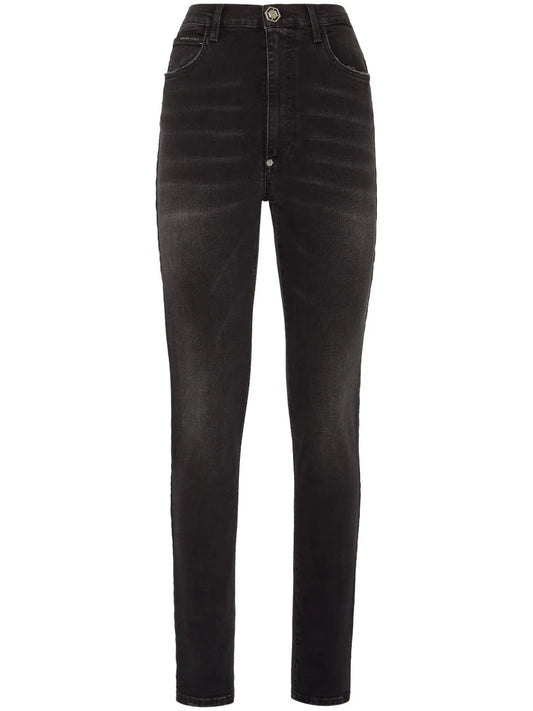 Distressed-Effect Skinny Jeans