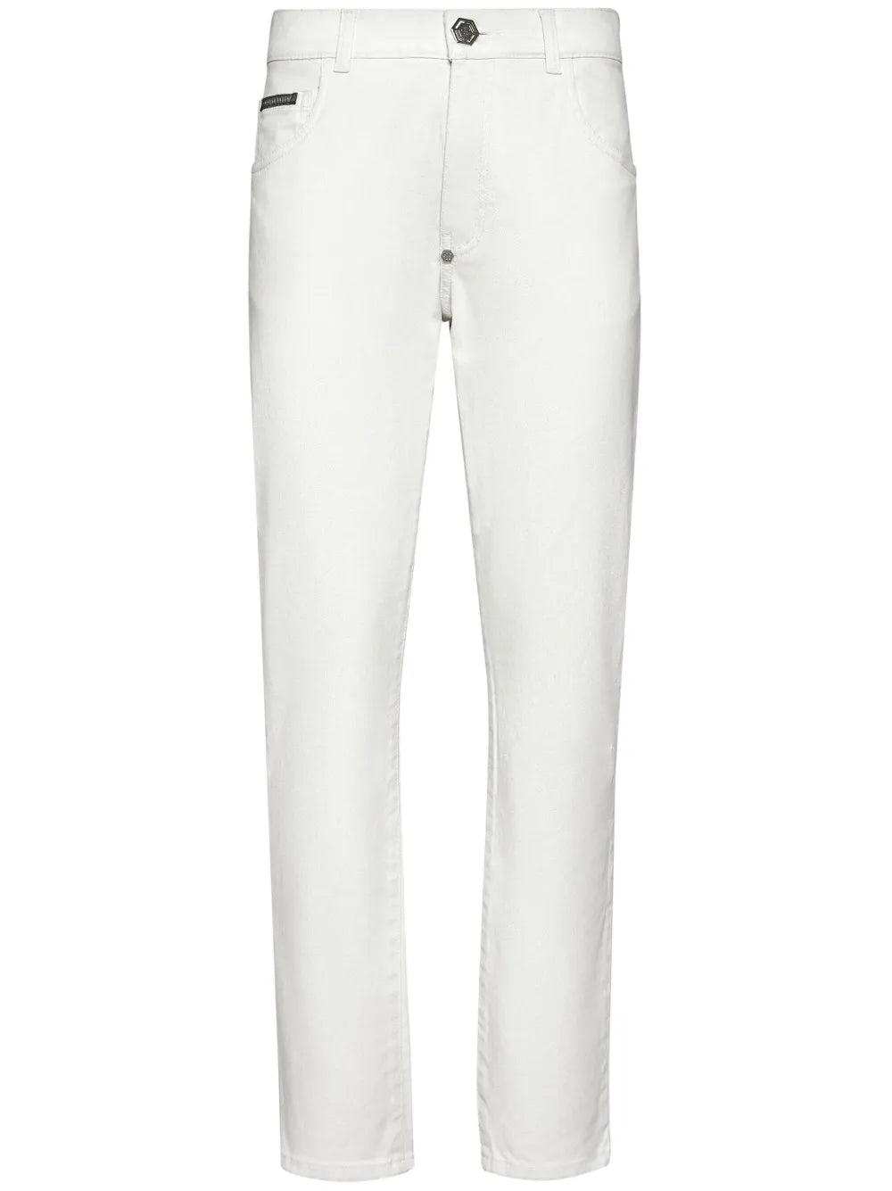 Straight-Leg Denim Trousers