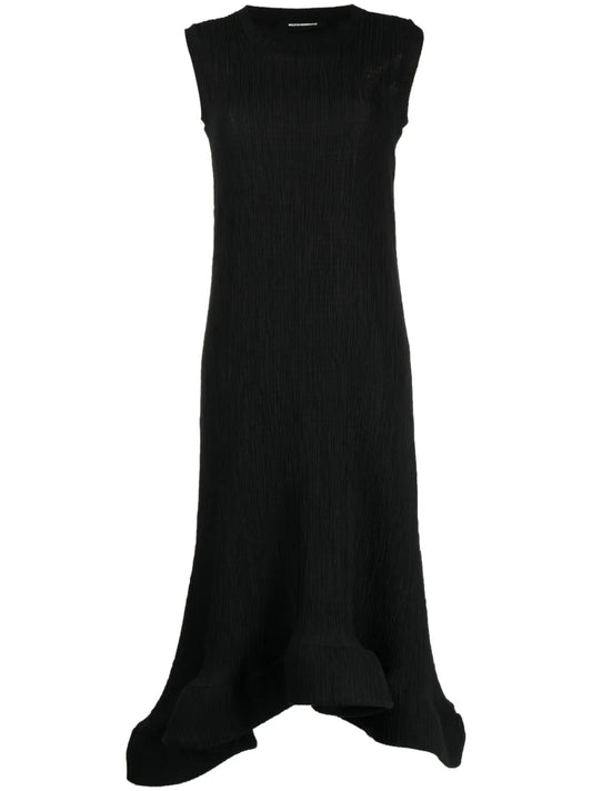 Ruffle Hem Mid-Length Dress