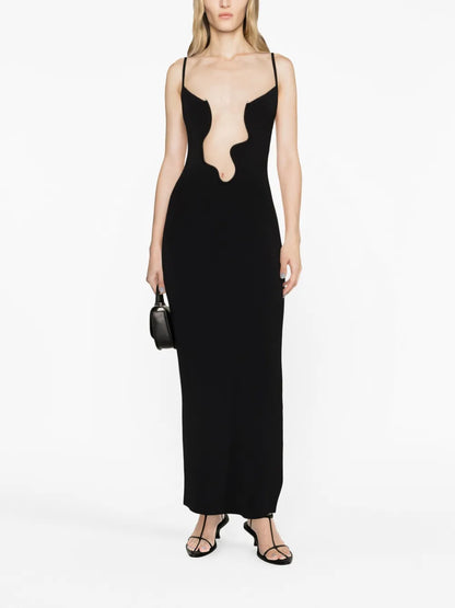 Salacia Plunge Maxi Dress