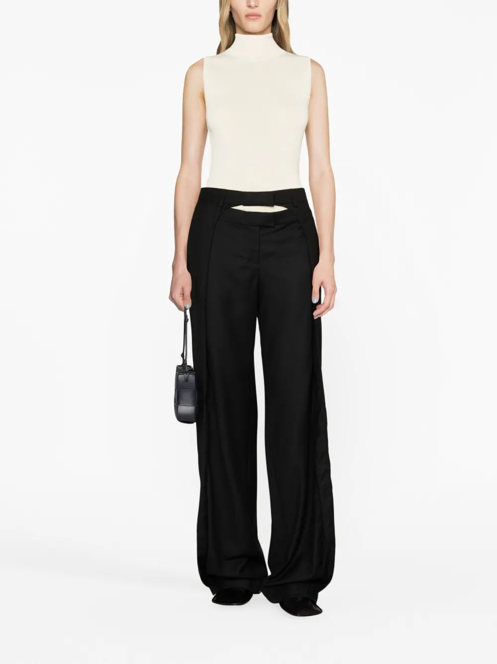 Tio Cut-Out Wool Trousers