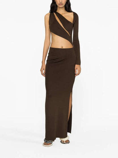 Actin Cut-Out Maxi Dress