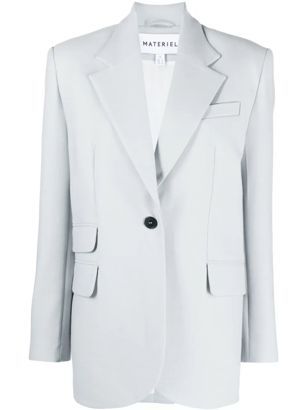 Notch-Lapel Single-Breasted Blazer