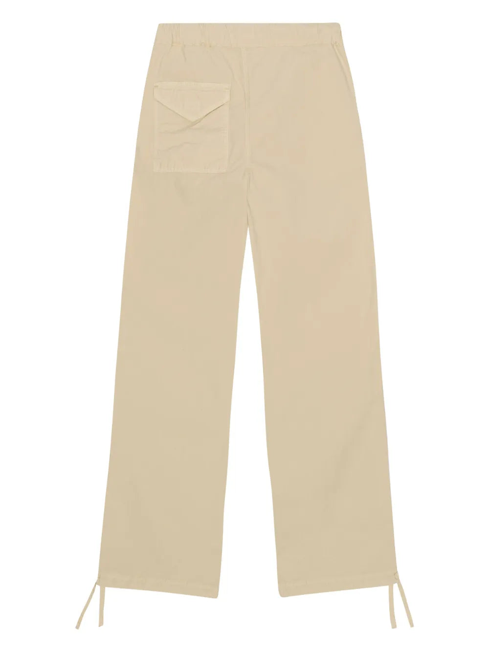 Drawstring Straight-Leg Trousers