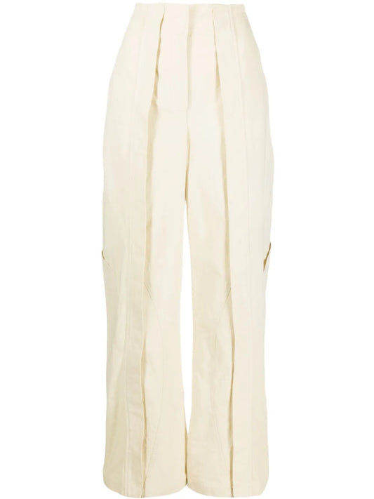 Cocosolo Straight-Leg Cotton Trousers