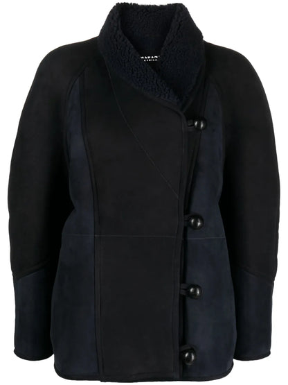 Abeni Wrap Suede Coat