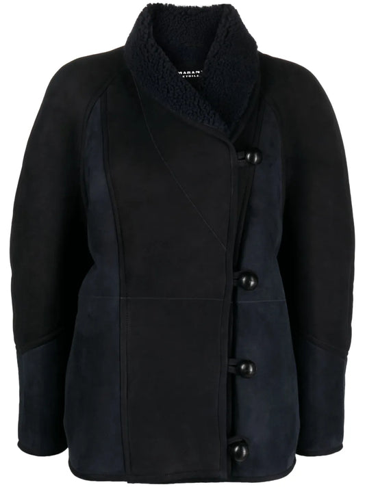 Abeni Wrap Suede Coat