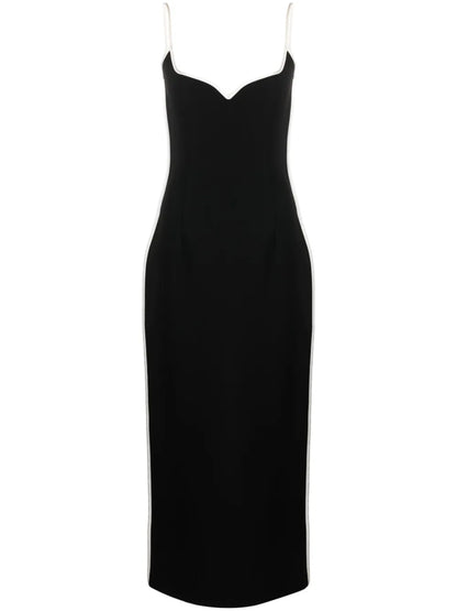 Sweatheart-Neck Maxi Dress