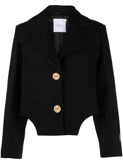 Cut-Out Cropped Jacket