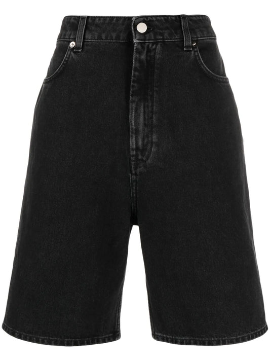 Washed Denim Organic Cotton Shorts