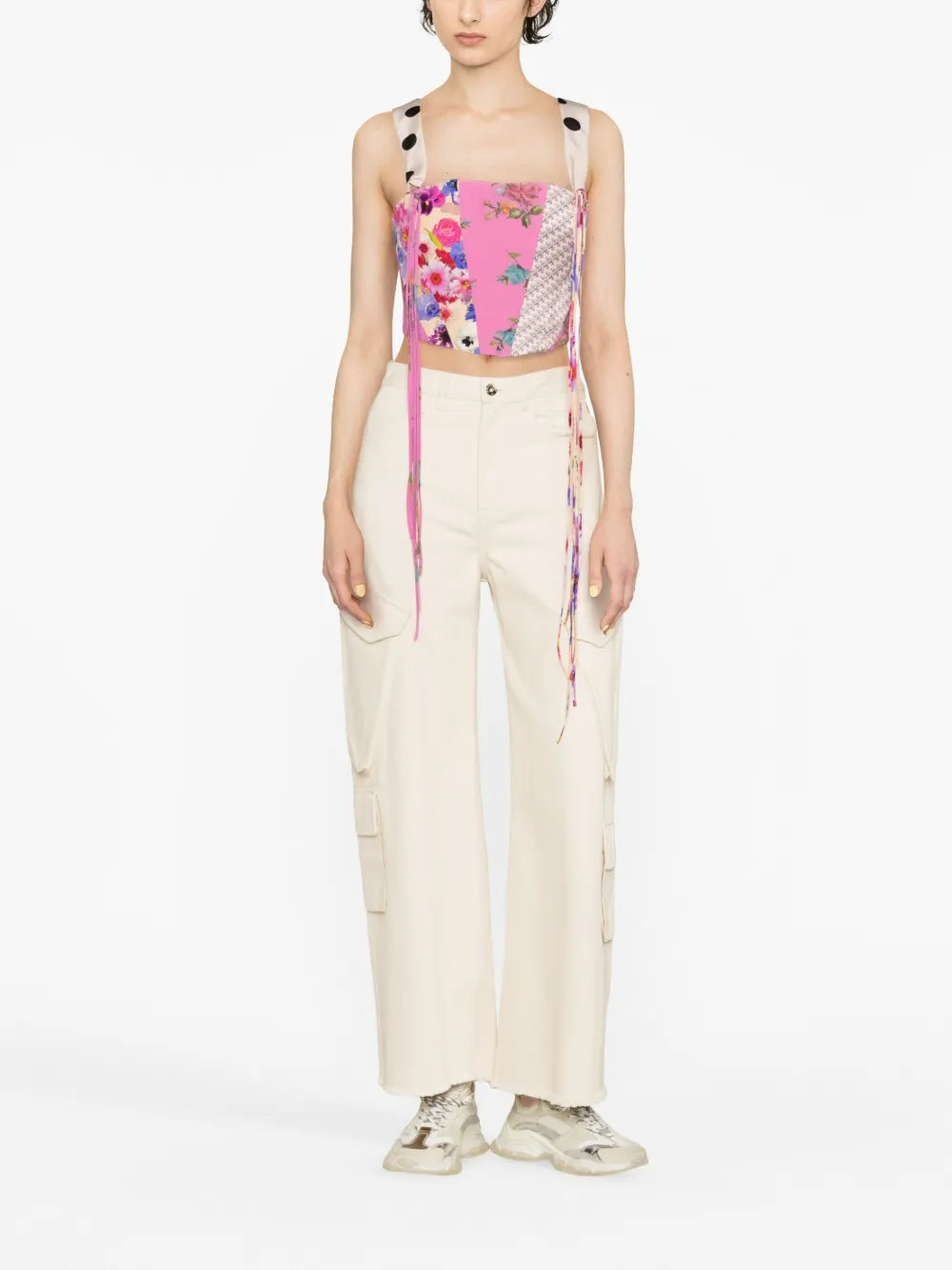 Patchwork Corset Top