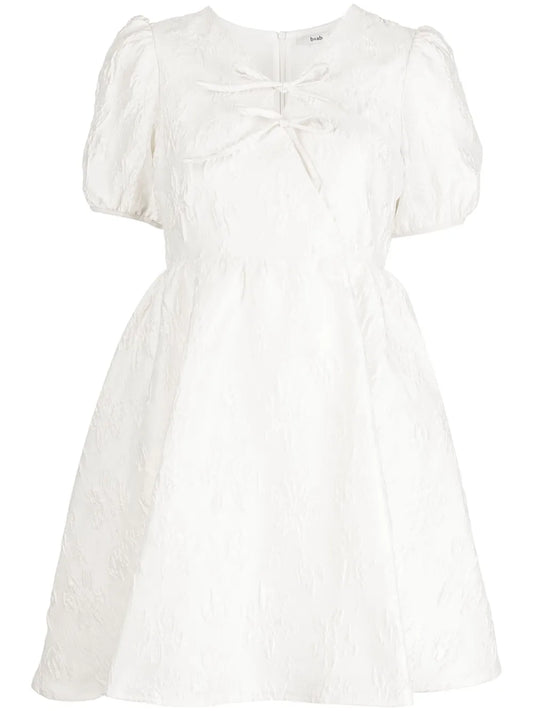 Patterned-Jacquard Dress