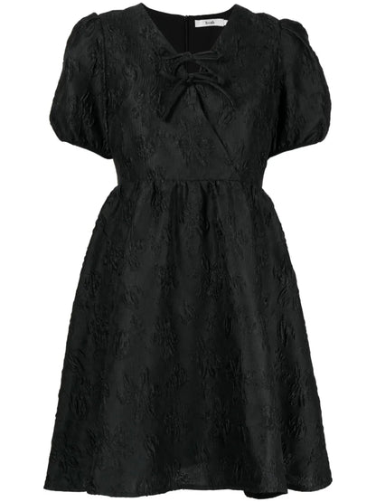 Patterned-Jacquard Dress