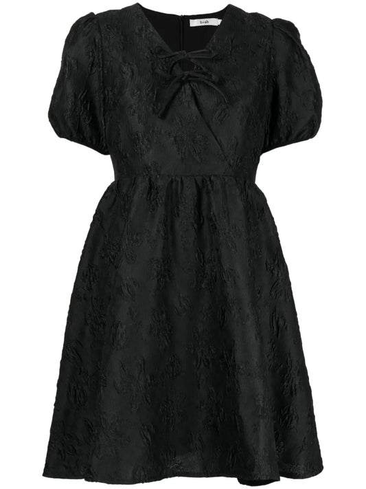 Patterned-Jacquard Dress