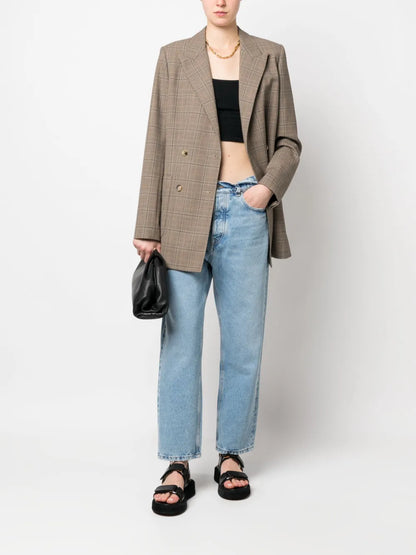 Low-Rise Boyfriend Jeans