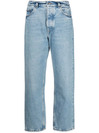 Low-Rise Boyfriend Jeans