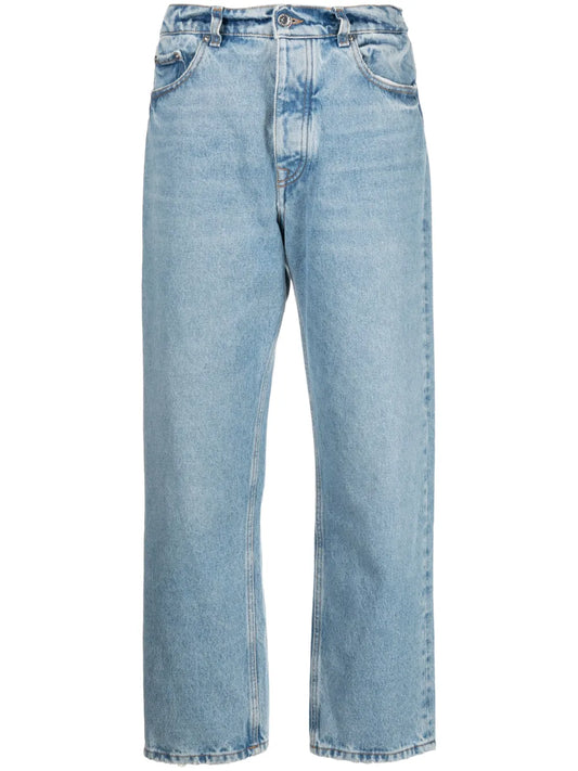 Low-Rise Boyfriend Jeans