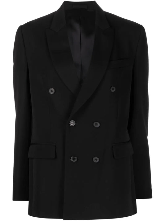 Double-Breasted Wool Blazer